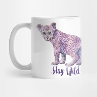 Stay Wild Pink Leopard Mug